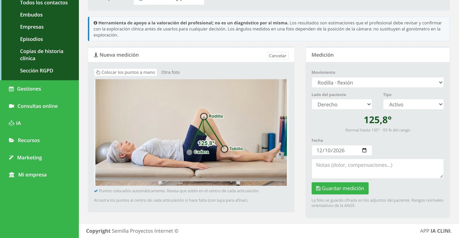 Goniometría y postura